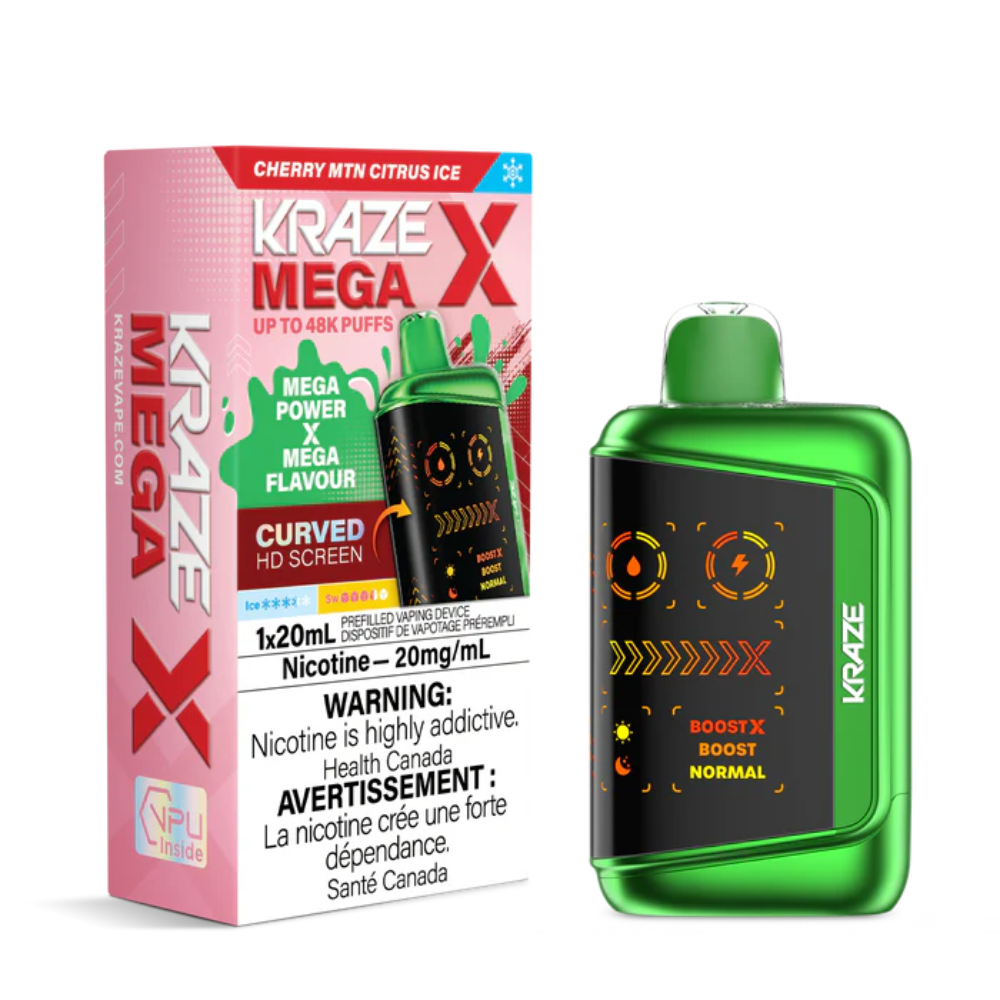 Kraze Mega X Disposable Vape - 48000 Puffs - 20mL Leaside Vape Shop Kraze Mega X Disposable Vape - 48000 Puffs - 20mL Leaside Vape Shop