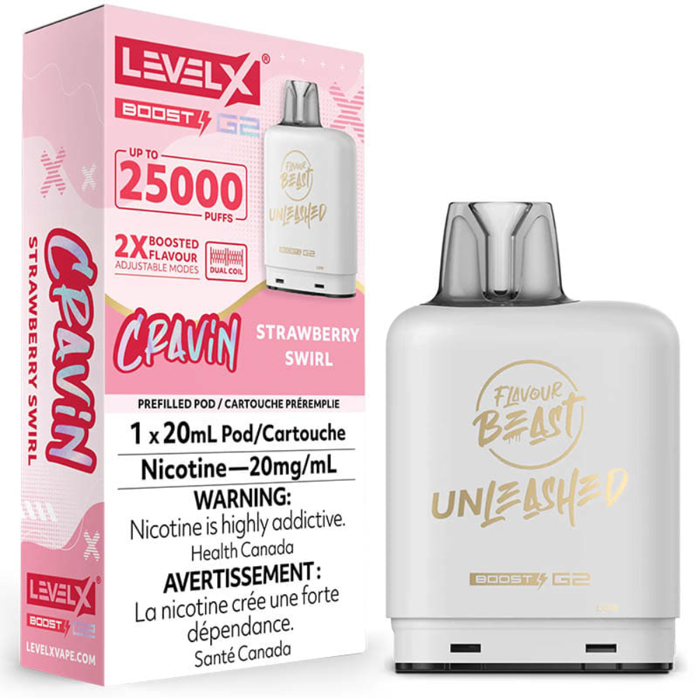 Level X G2 Ultra Pods - Unleashed - 20mL Leaside Vape Shop Level X G2 Ultra Pods - Unleashed - 20mL Leaside Vape Shop