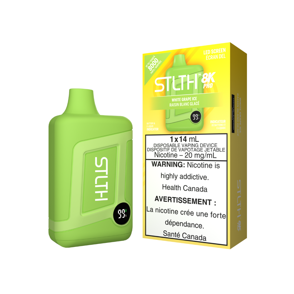 STLTH 8K Pro Disposable Vape - 8000 Puffs - 14mL Leaside Vape Shop STLTH 8K Pro Disposable Vape - 8000 Puffs - 14mL Leaside Vape Shop