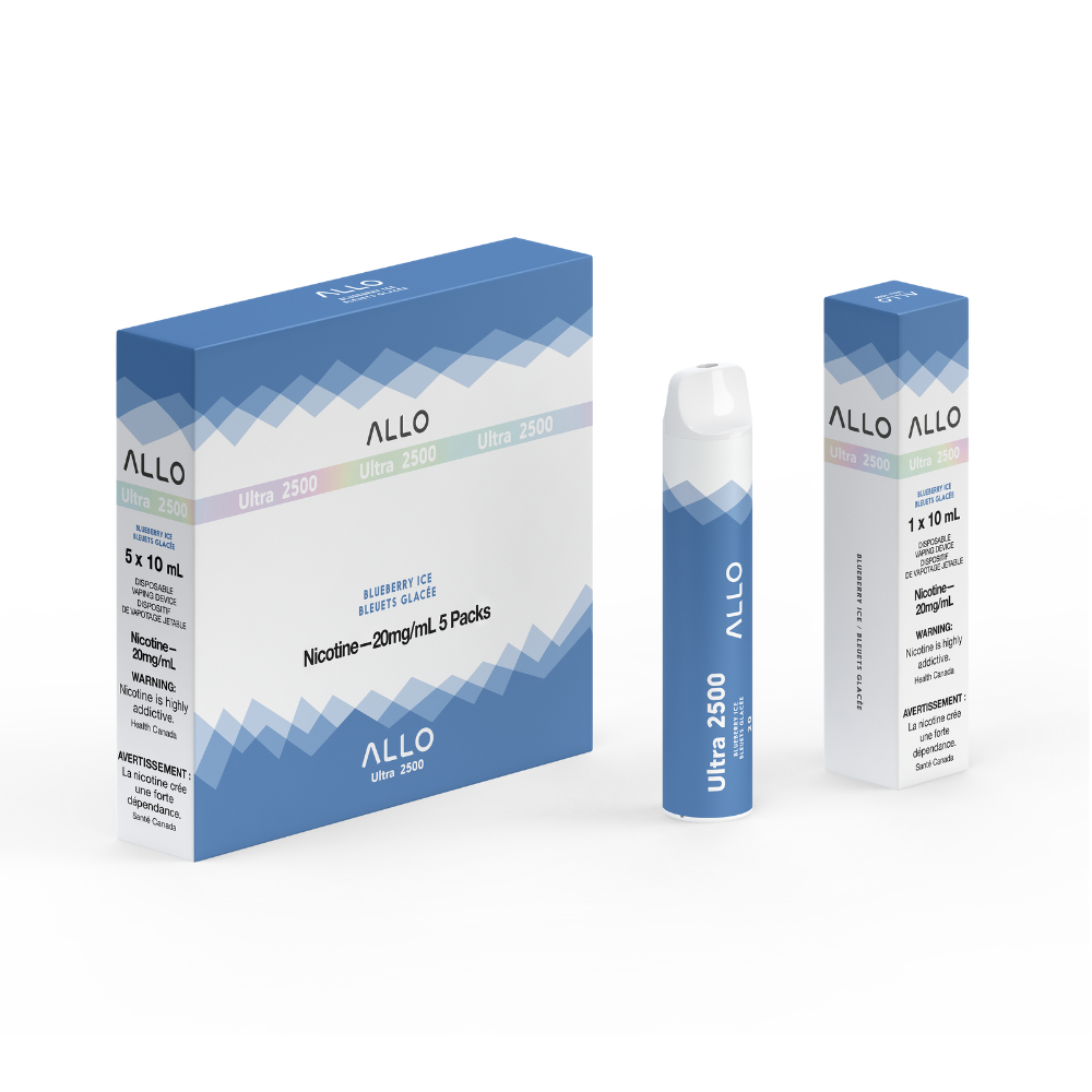 Allo Ultra 2500 Disposable Vape - 2500 Puffs - 8mL