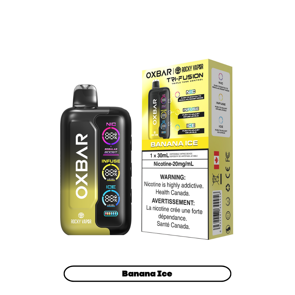 Oxbar Tri Fusion Disposable Vape - 45000 Puffs - 30mL