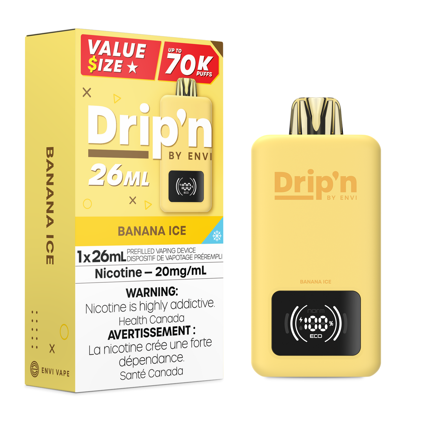 Drip'n By Envi 26mL Disposable Vape - 70000 Puffs - 26mL