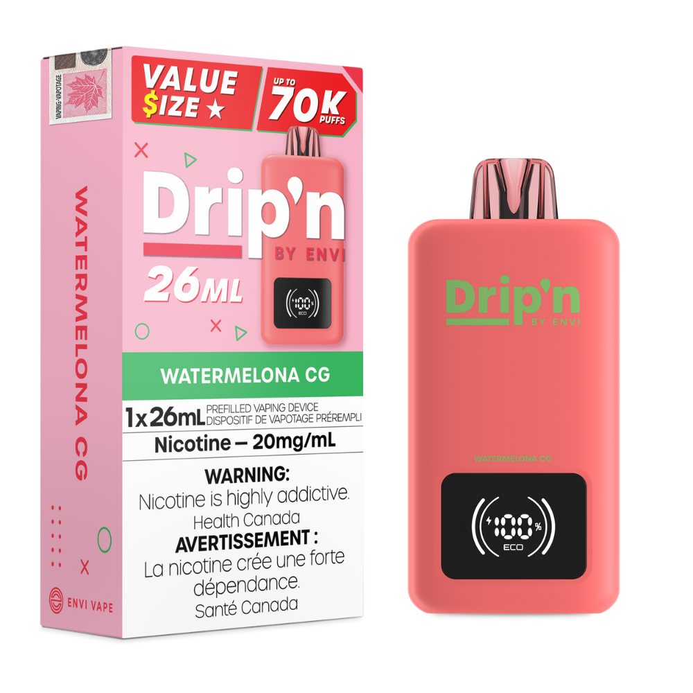 Drip'n By Envi 26mL Disposable Vape - 70000 Puffs - 26mL