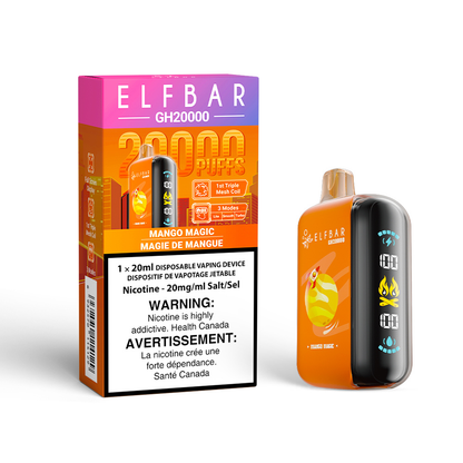 Elf Bar GH20K Disposable Vape - 20000 Puffs - 20mL