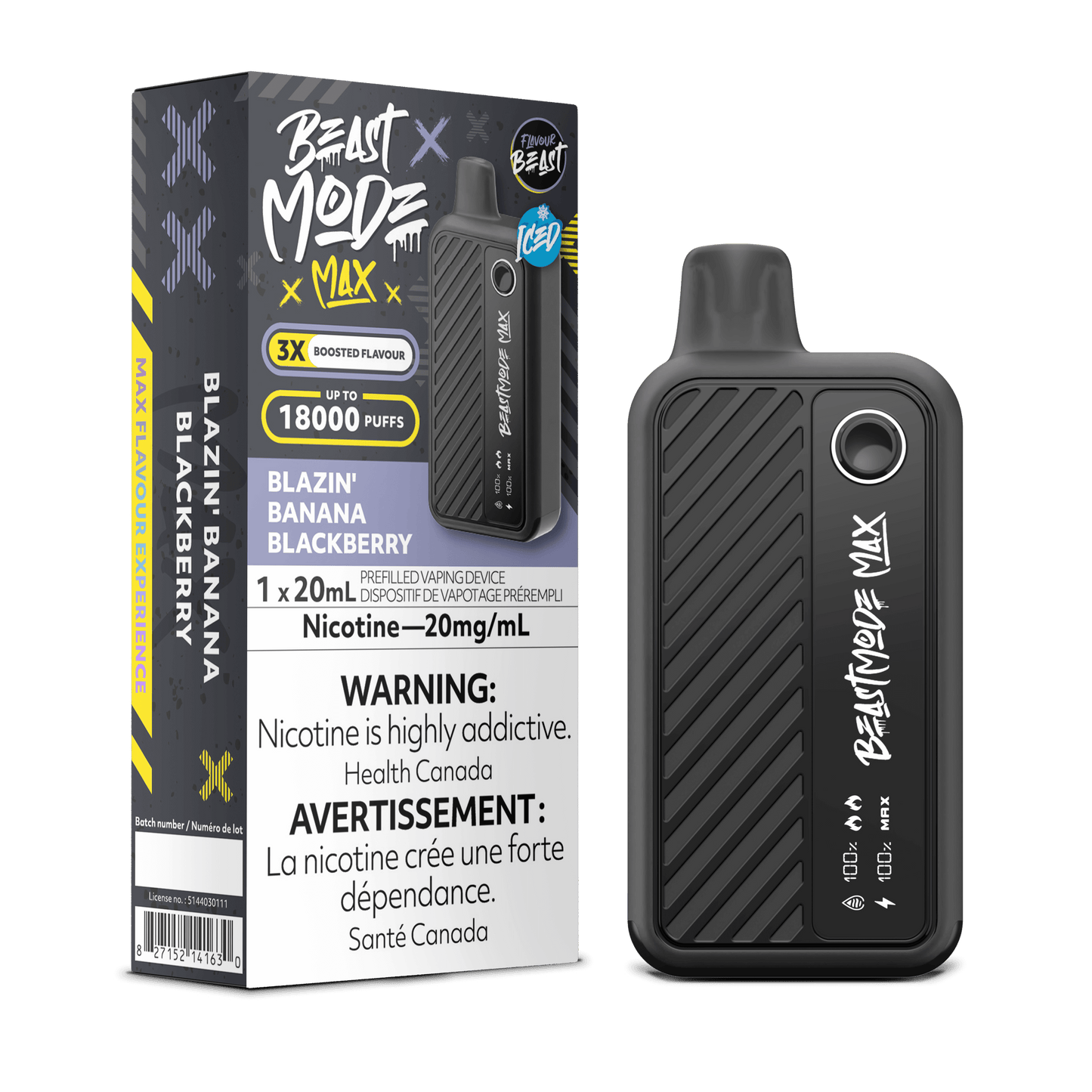 Flavor Beast Mode Max 18K Disposable Vape - 18000 Puffs - 20mL