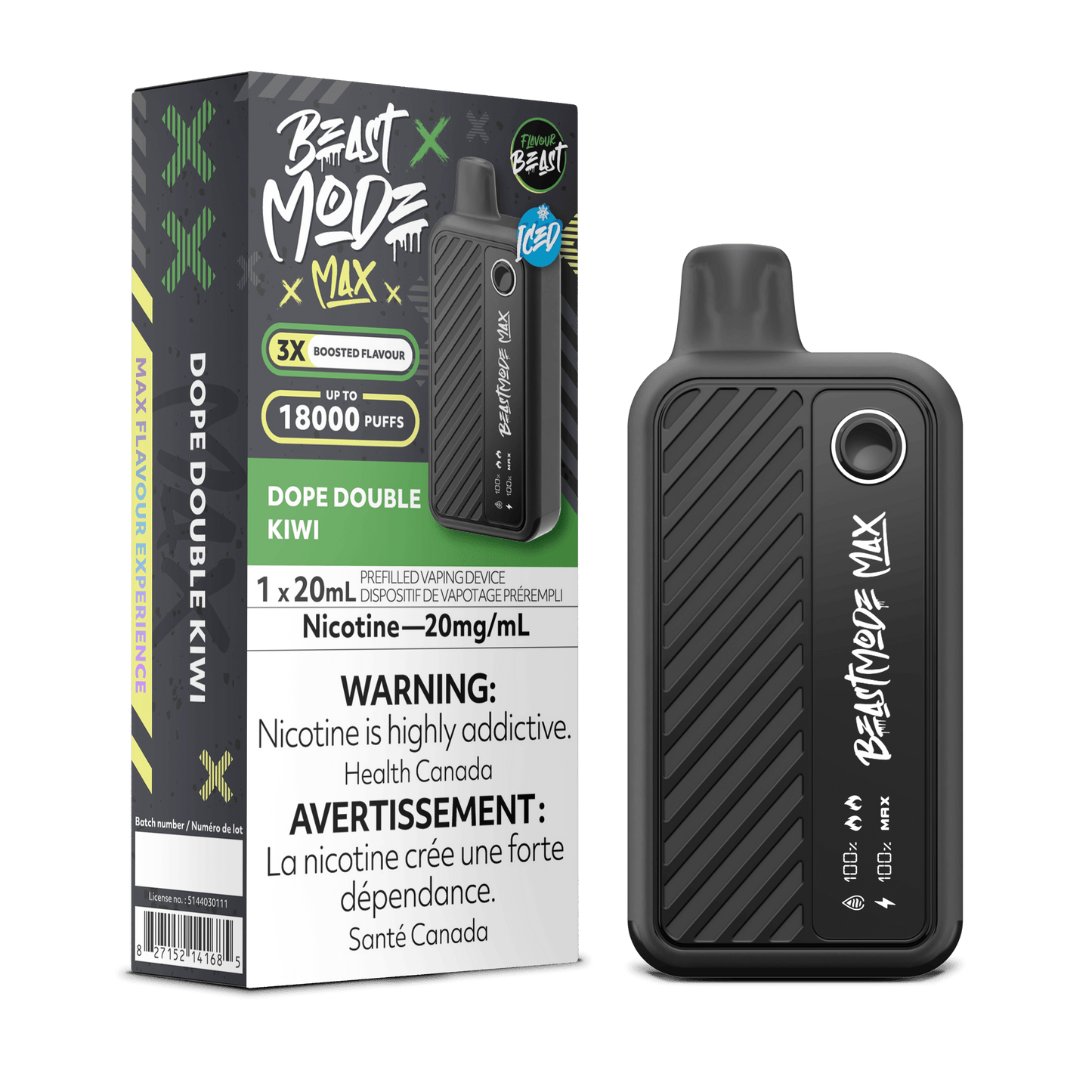Flavor Beast Mode Max 18K Disposable Vape - 18000 Puffs - 20mL