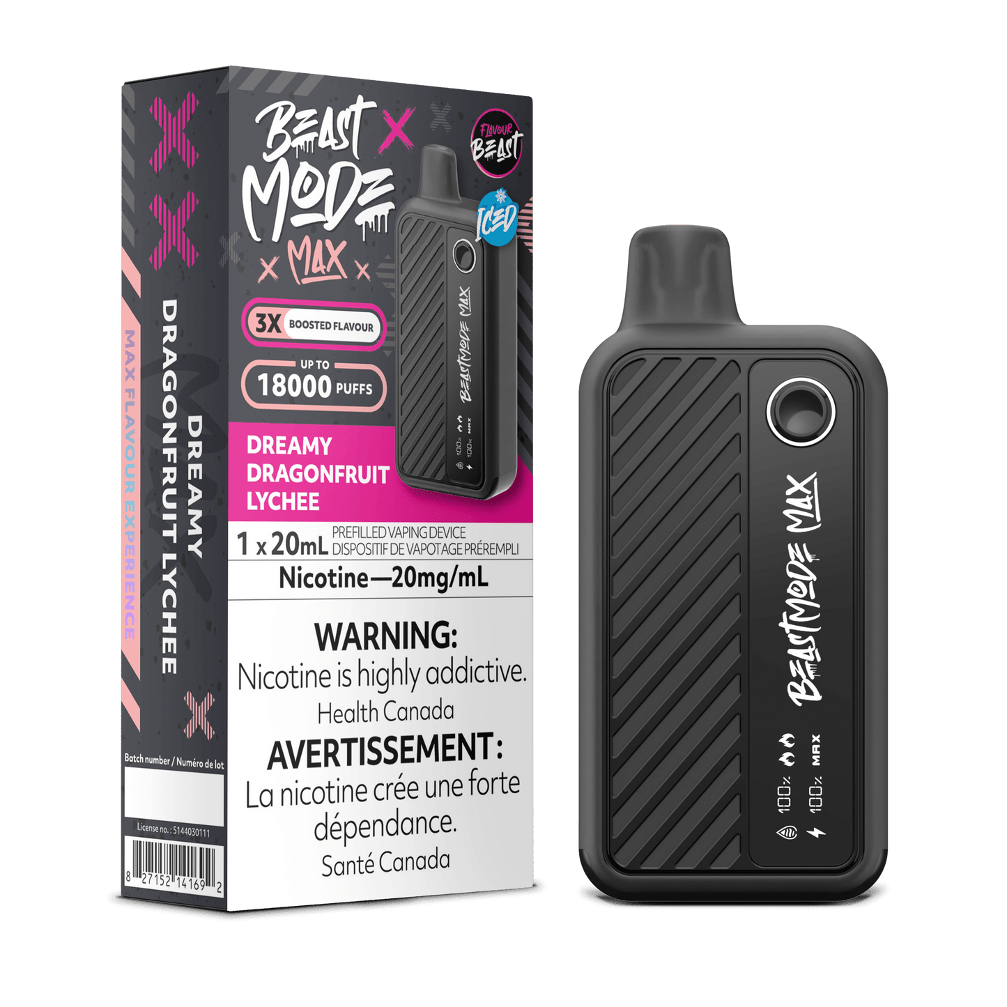 Flavor Beast Mode Max 18K Disposable Vape - 18000 Puffs - 20mL