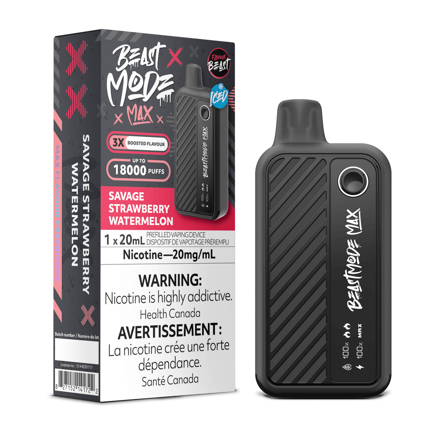 Flavor Beast Mode Max 18K Disposable Vape - 18000 Puffs - 20mL