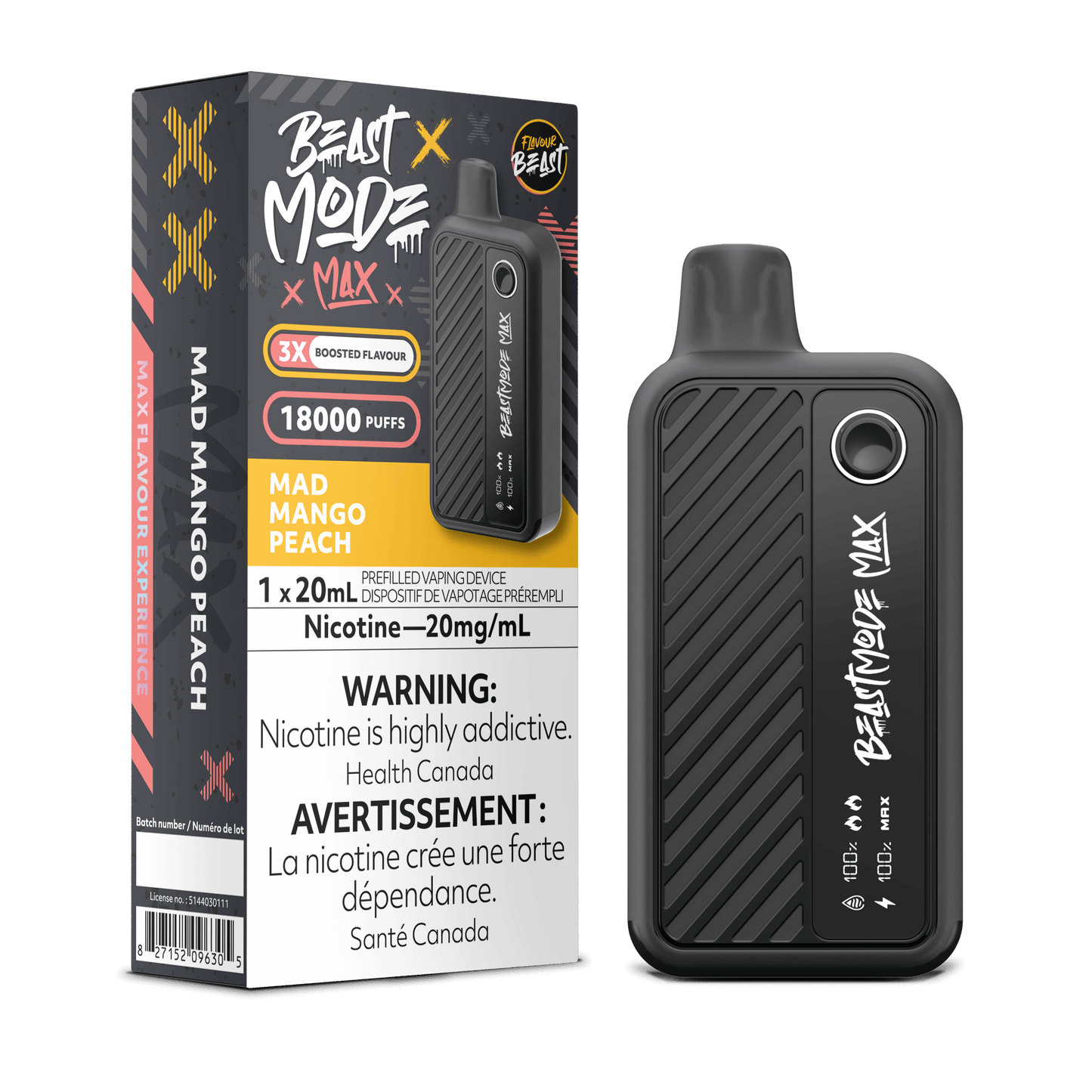 Flavor Beast Mode Max 18K Disposable Vape - 18000 Puffs - 20mL