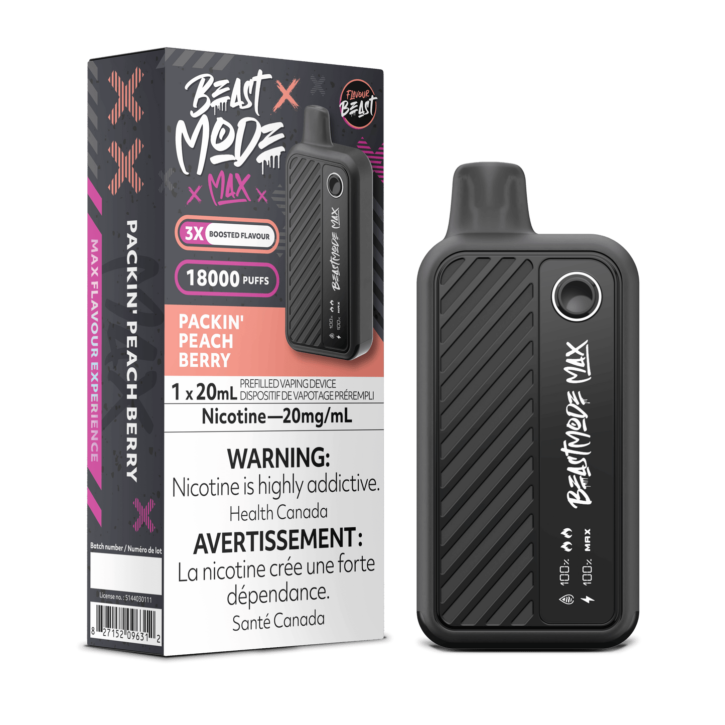 Flavor Beast Mode Max 18K Disposable Vape - 18000 Puffs - 20mL
