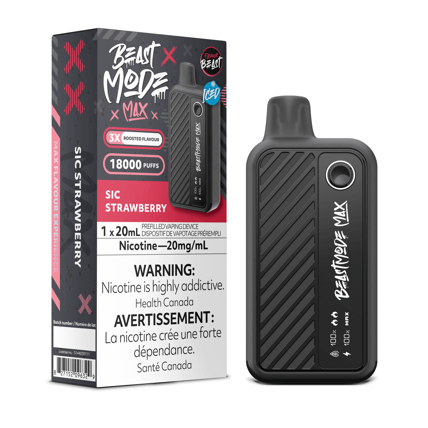 Flavor Beast Mode Max 18K Disposable Vape - 18000 Puffs - 20mL