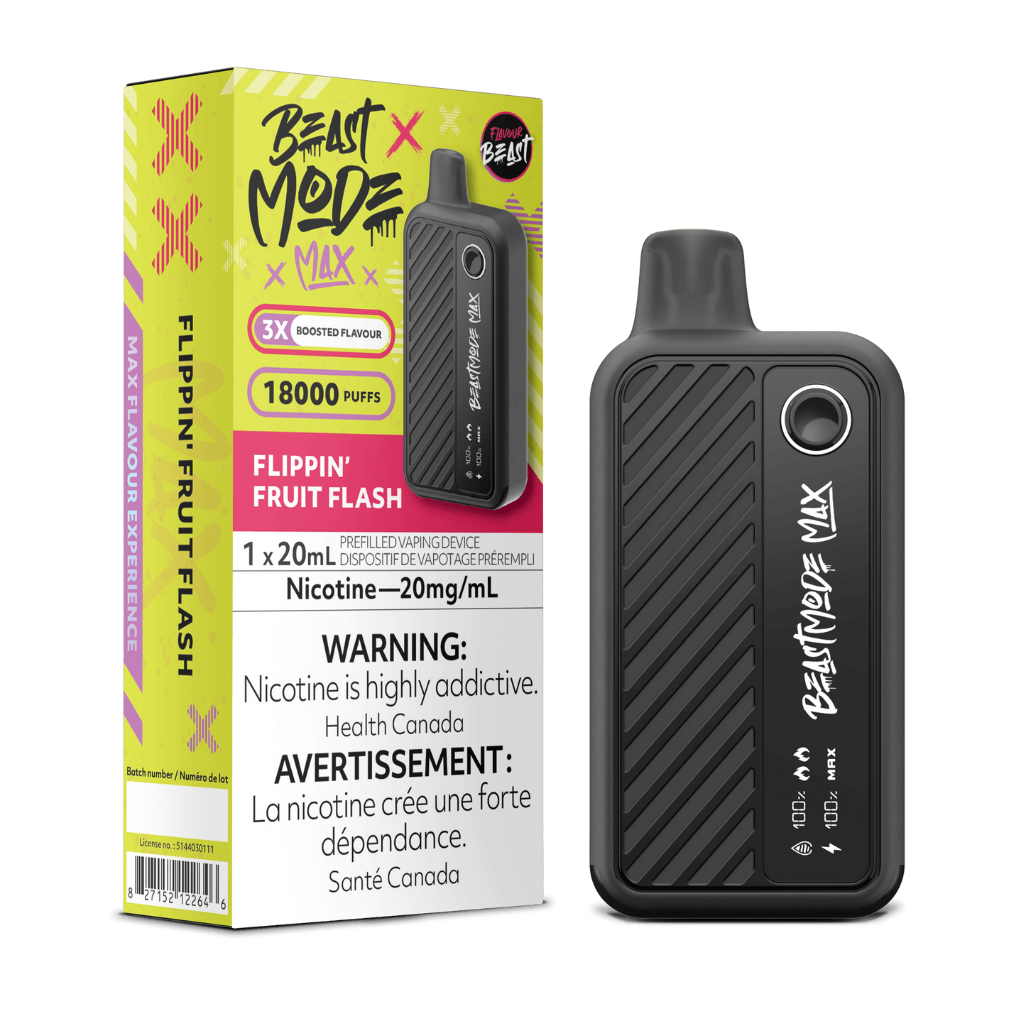Flavor Beast Mode Max 18K Disposable Vape - 18000 Puffs - 20mL