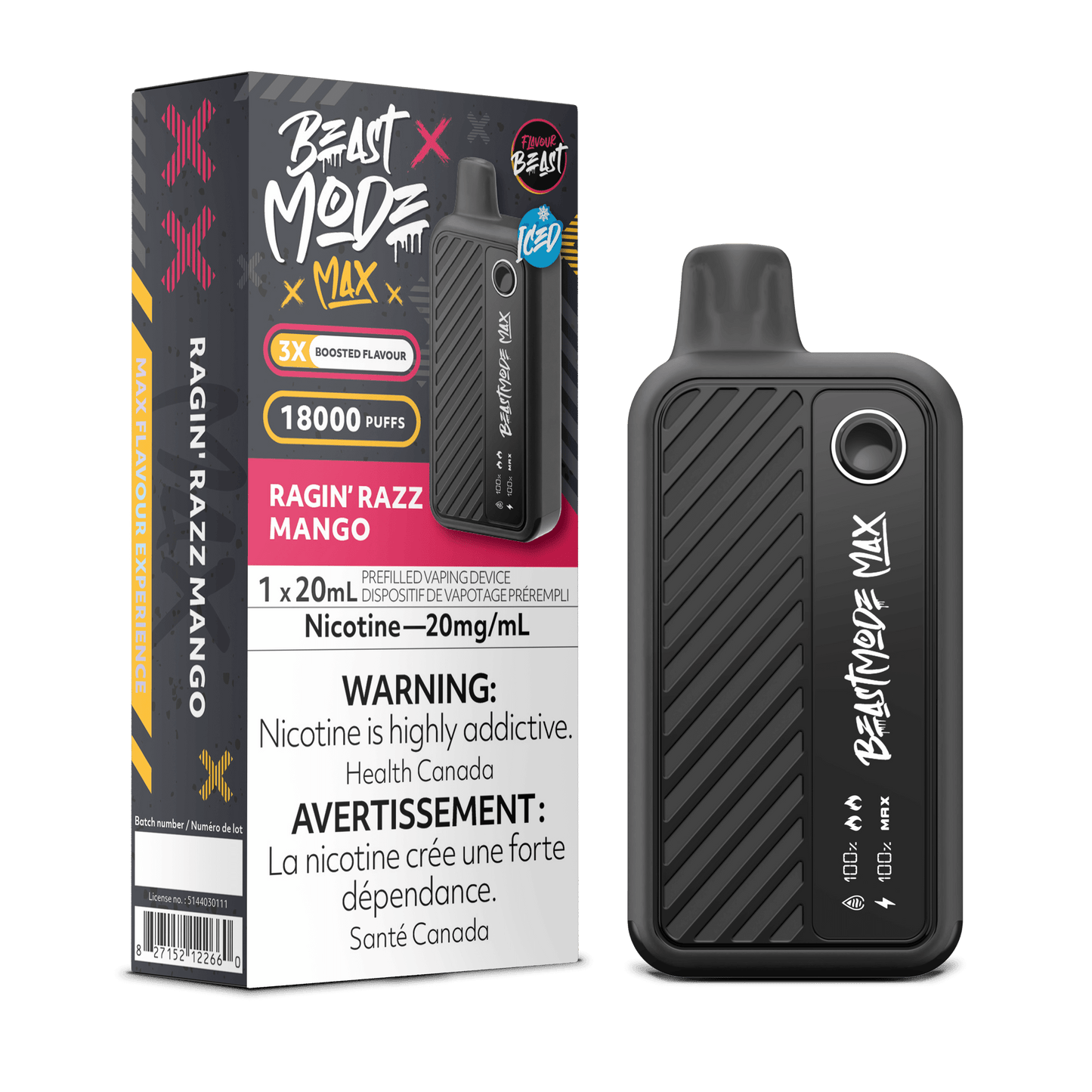 Flavor Beast Mode Max 18K Disposable Vape - 18000 Puffs - 20mL