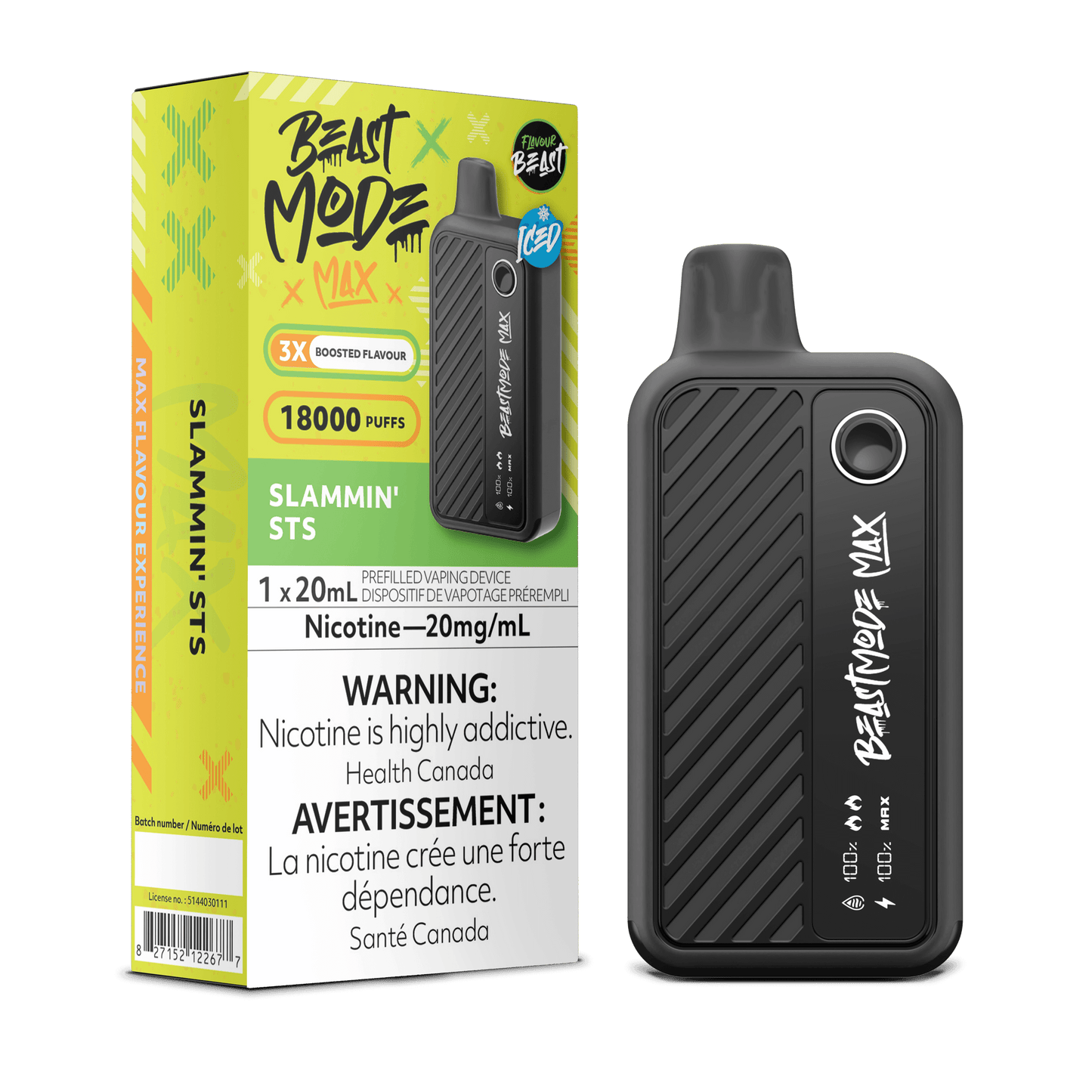 Flavor Beast Mode Max 18K Disposable Vape - 18000 Puffs - 20mL