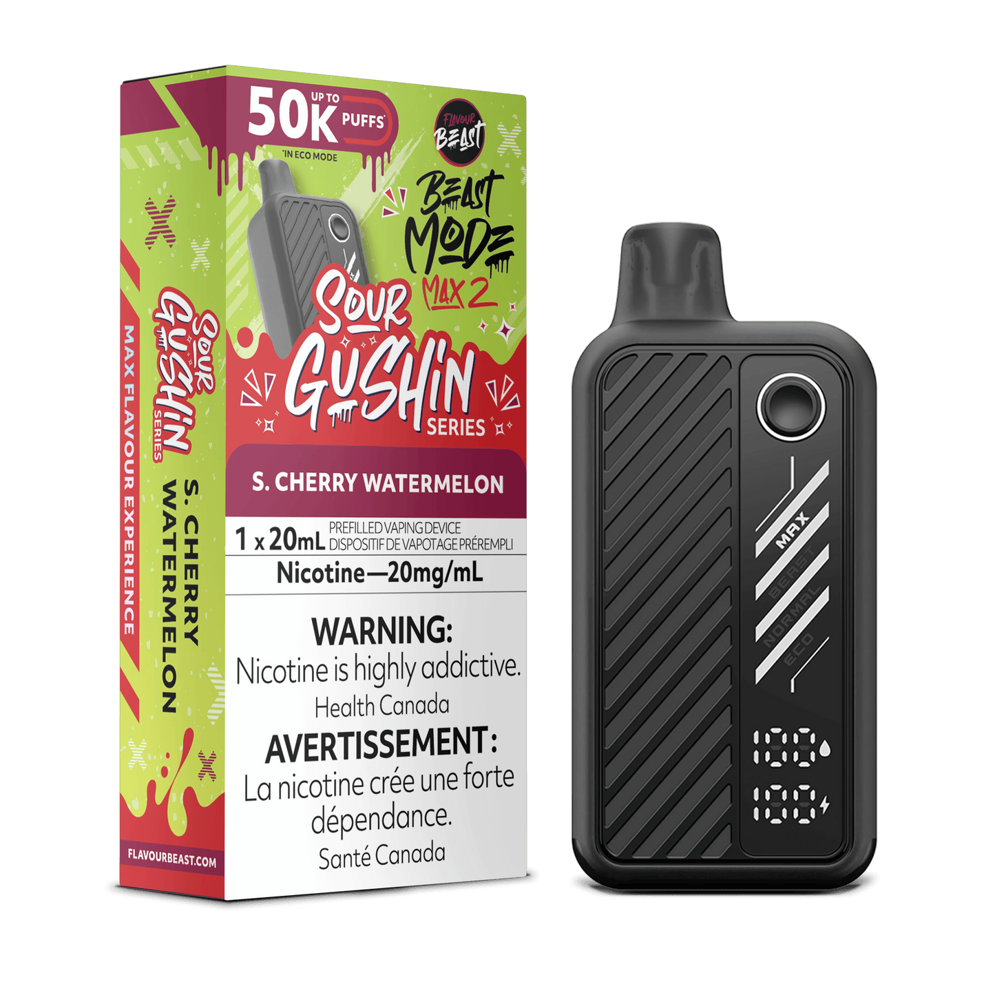Flavor Beast Mode Max 2 Disposable Vape - 50000 Puffs - 20mL