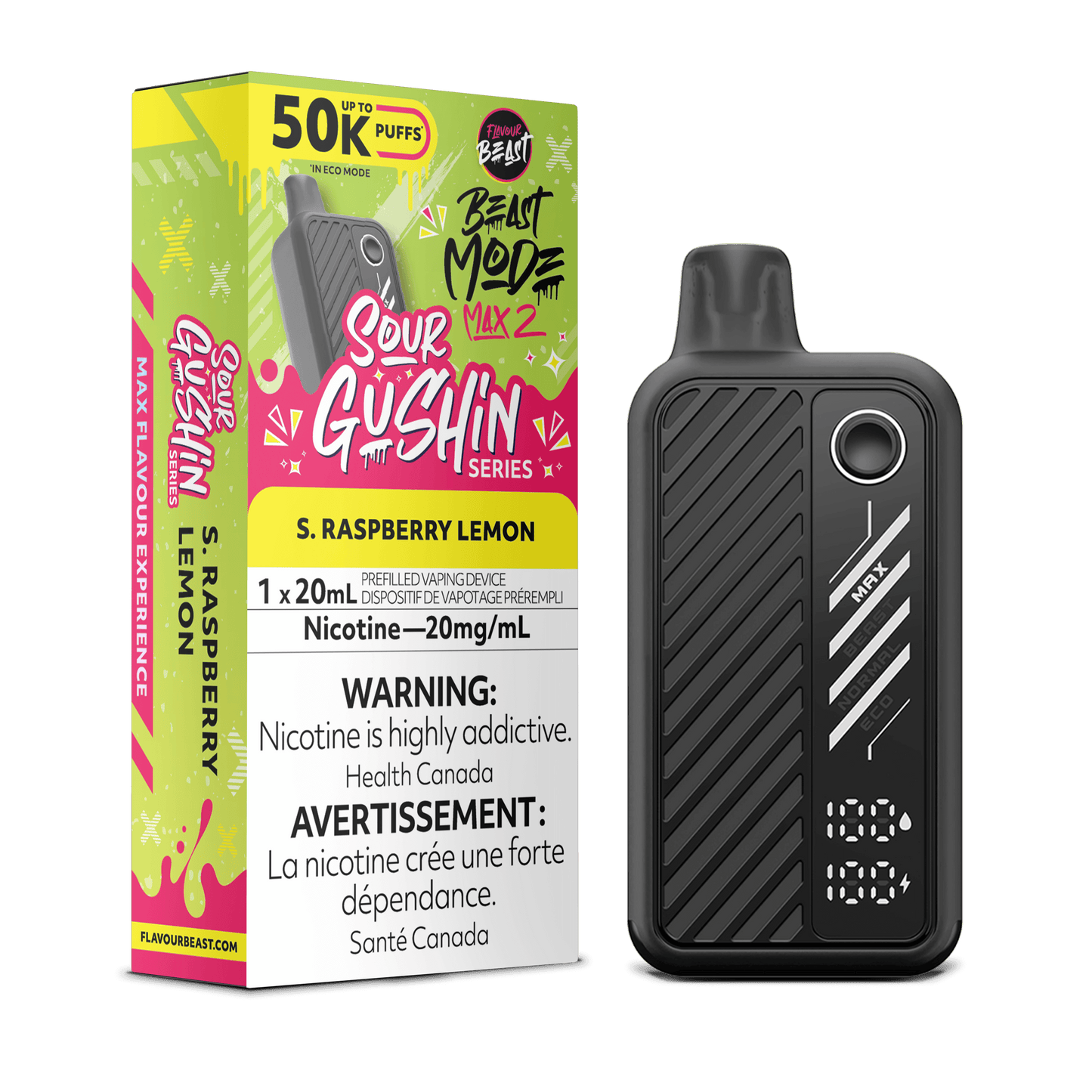 Flavor Beast Mode Max 2 Disposable Vape - 50000 Puffs - 20mL