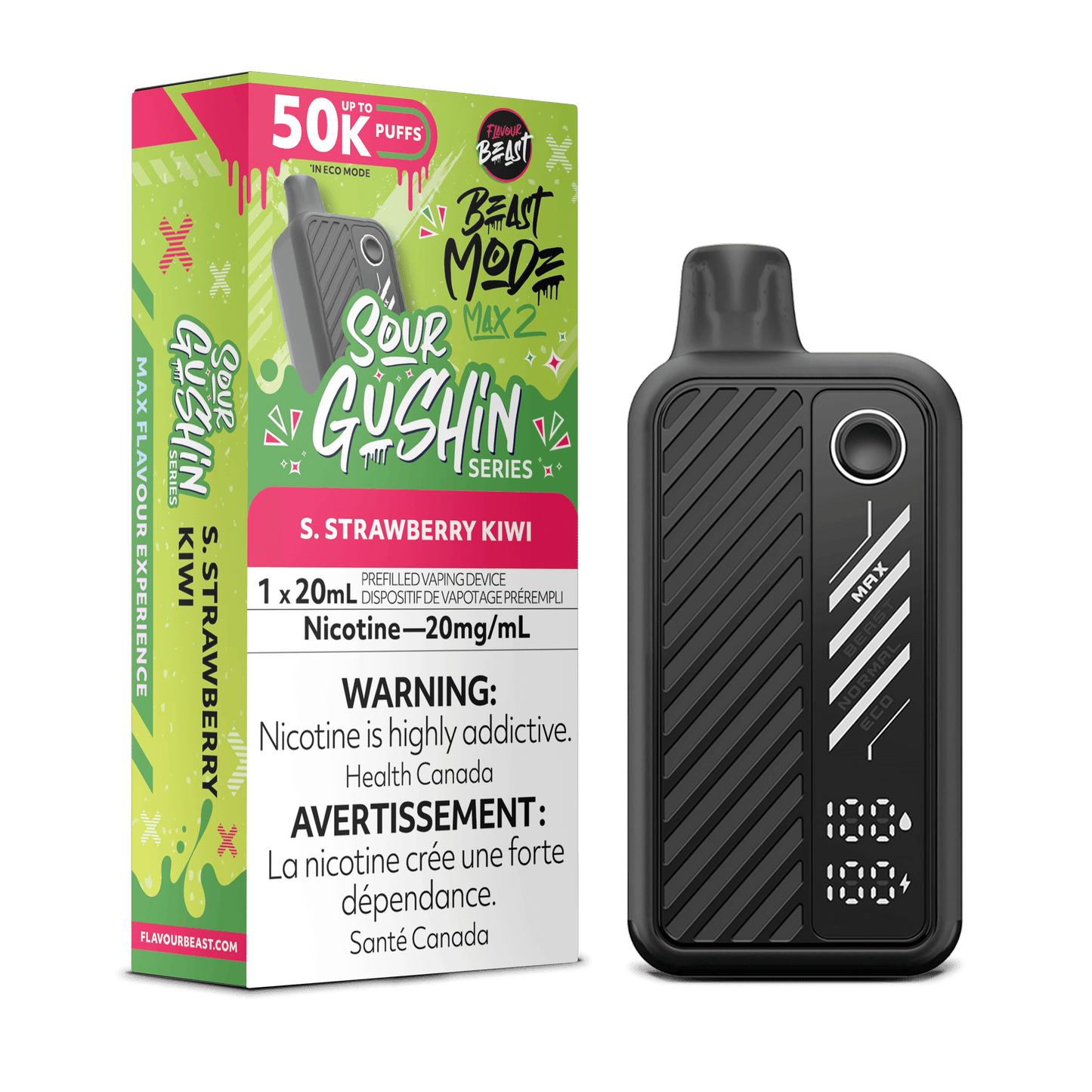 Flavor Beast Mode Max 2 Disposable Vape - 50000 Puffs - 20mL
