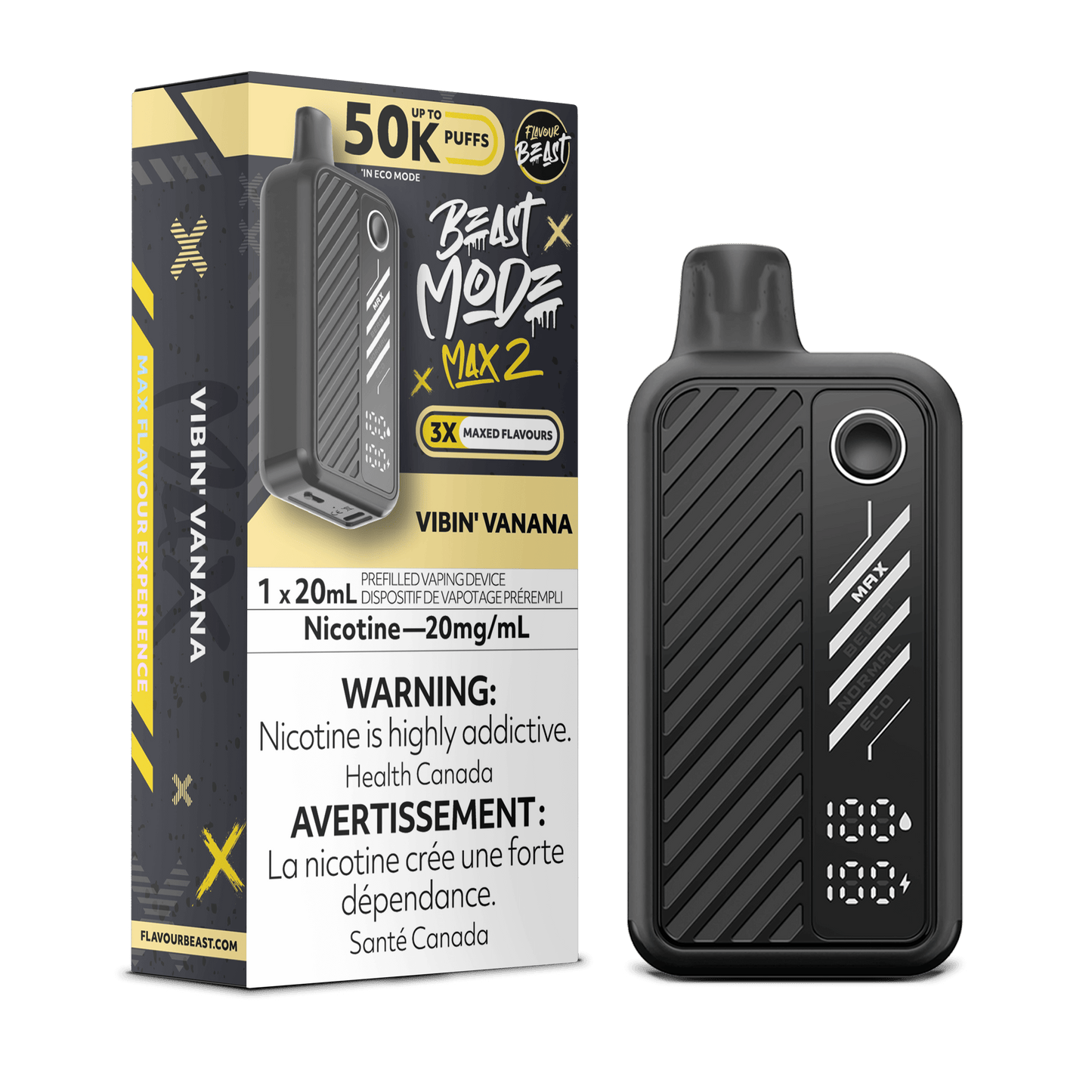 Flavor Beast Mode Max 2 Disposable Vape - 50000 Puffs - 20mL