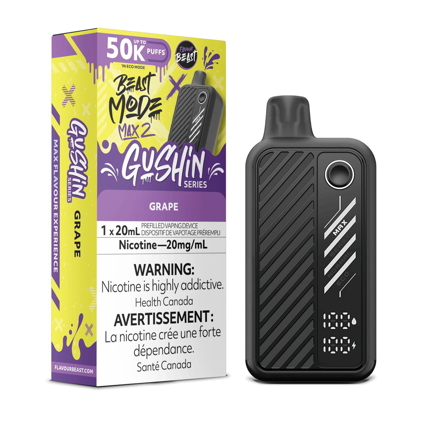 Flavor Beast Mode Max 2 Disposable Vape - 50000 Puffs - 20mL