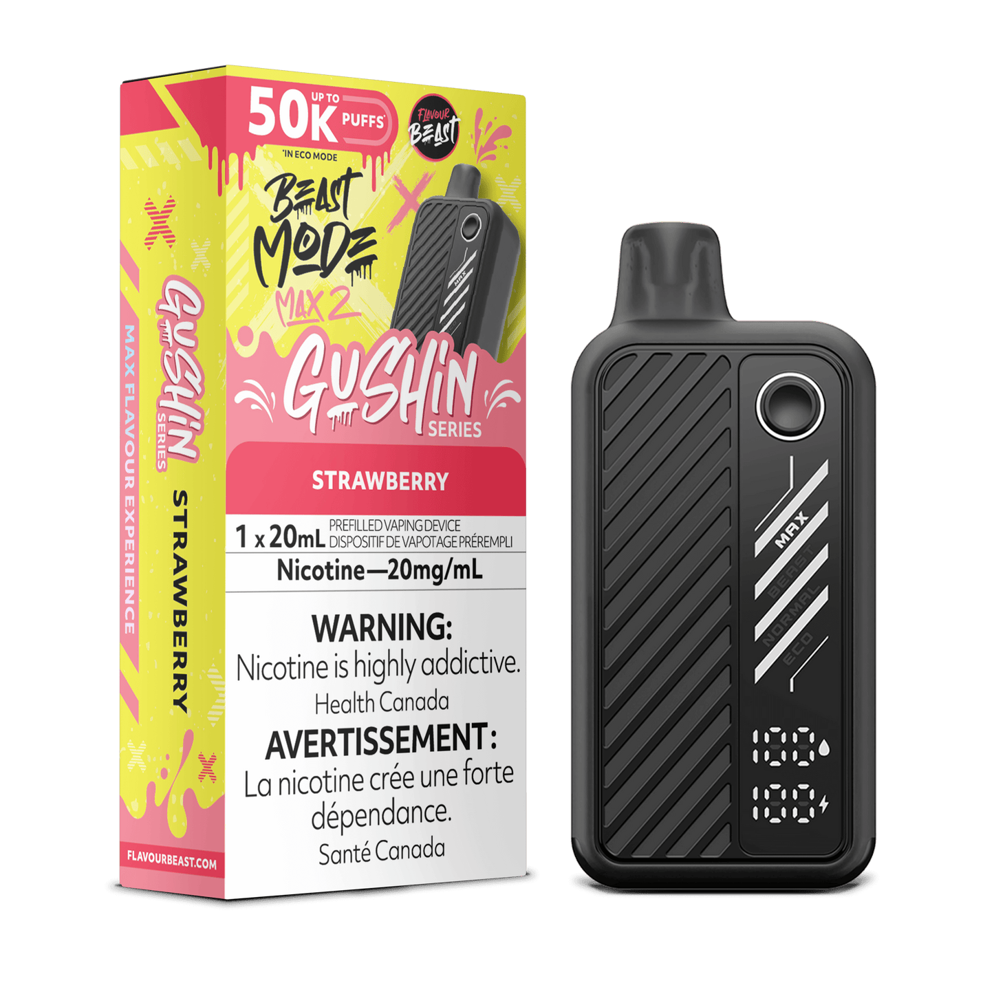 Flavor Beast Mode Max 2 Disposable Vape - 50000 Puffs - 20mL
