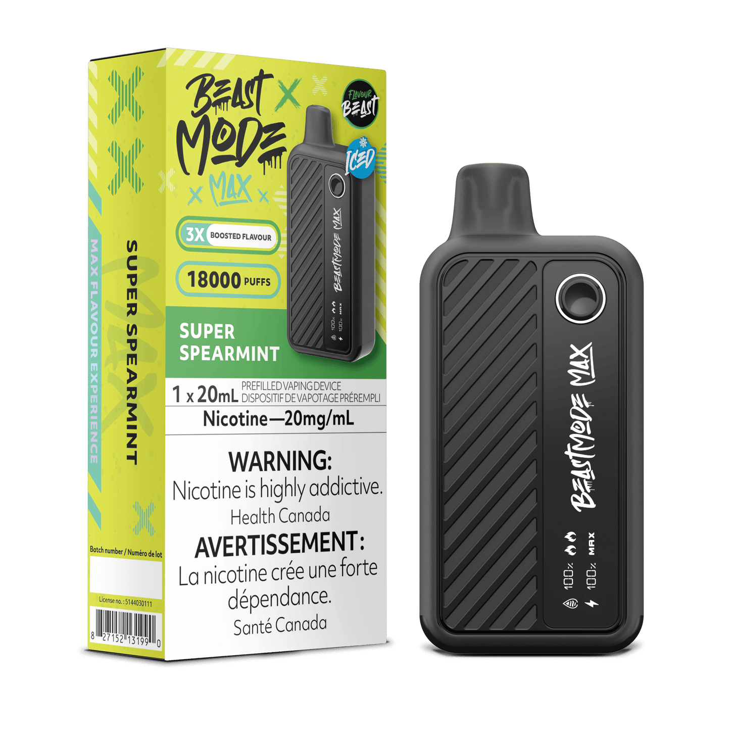 Flavor Beast Mode Max 18K Disposable Vape - 18000 Puffs - 20mL