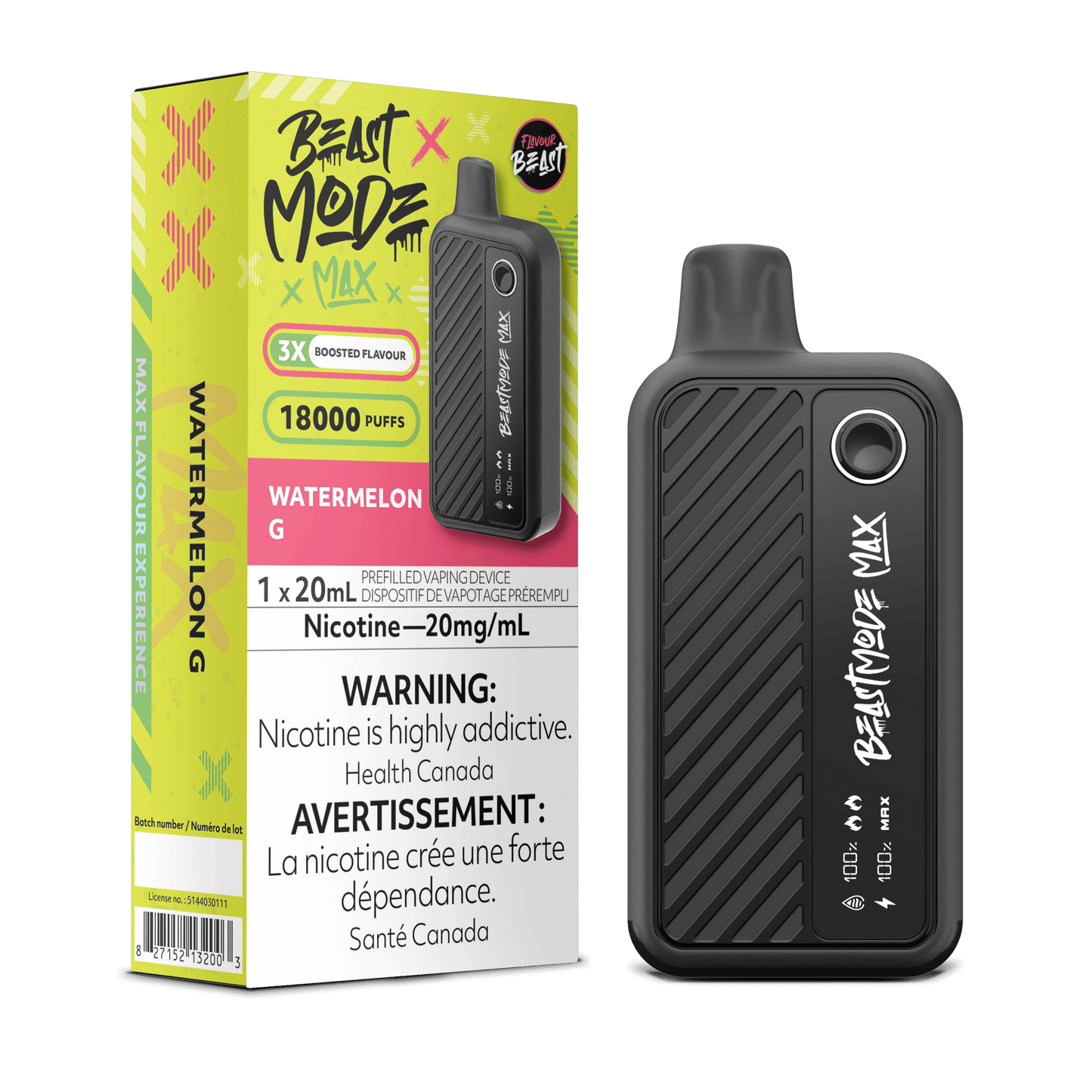 Flavor Beast Mode Max 18K Disposable Vape - 18000 Puffs - 20mL