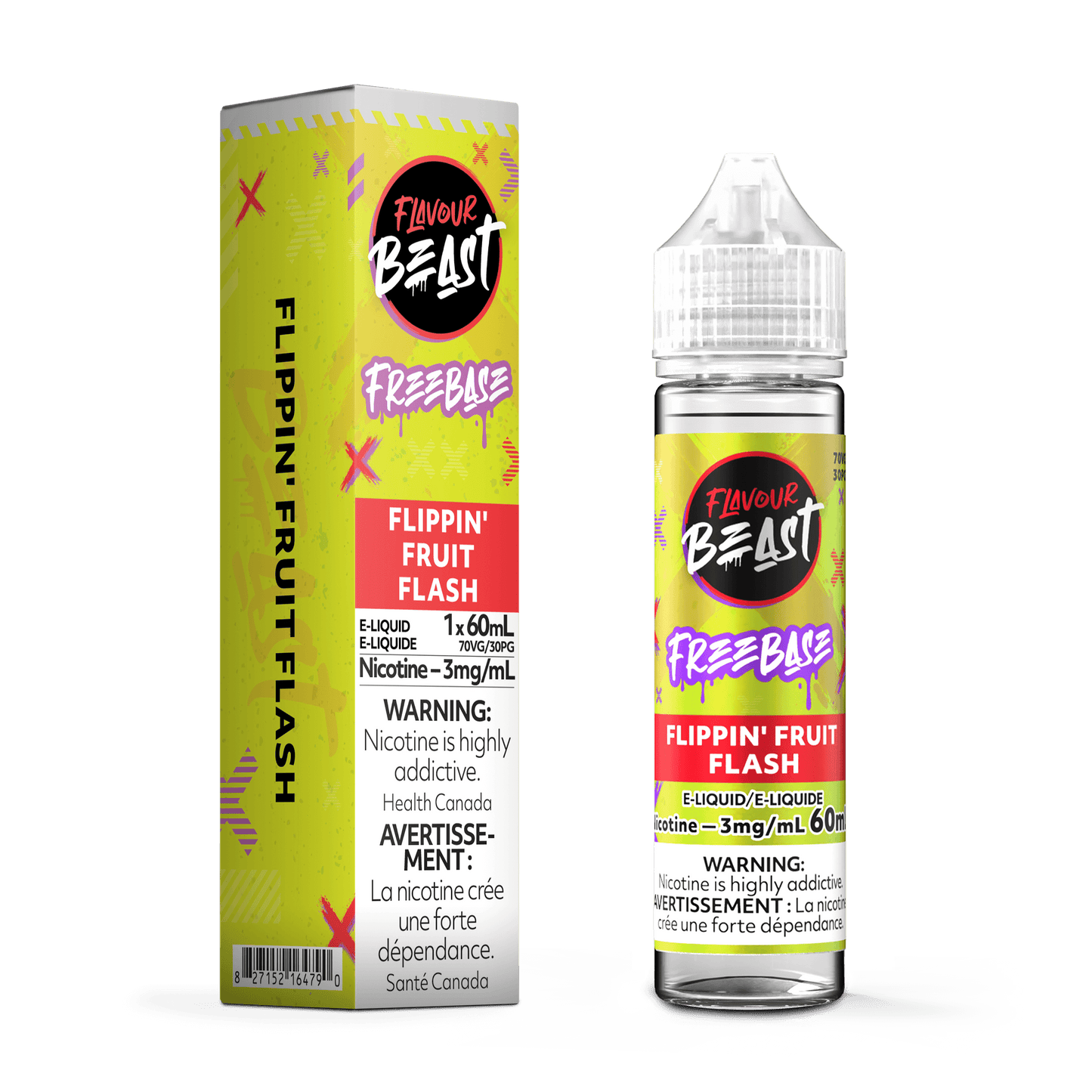 Flavour Beast Vape Juice Freebase 60mL
