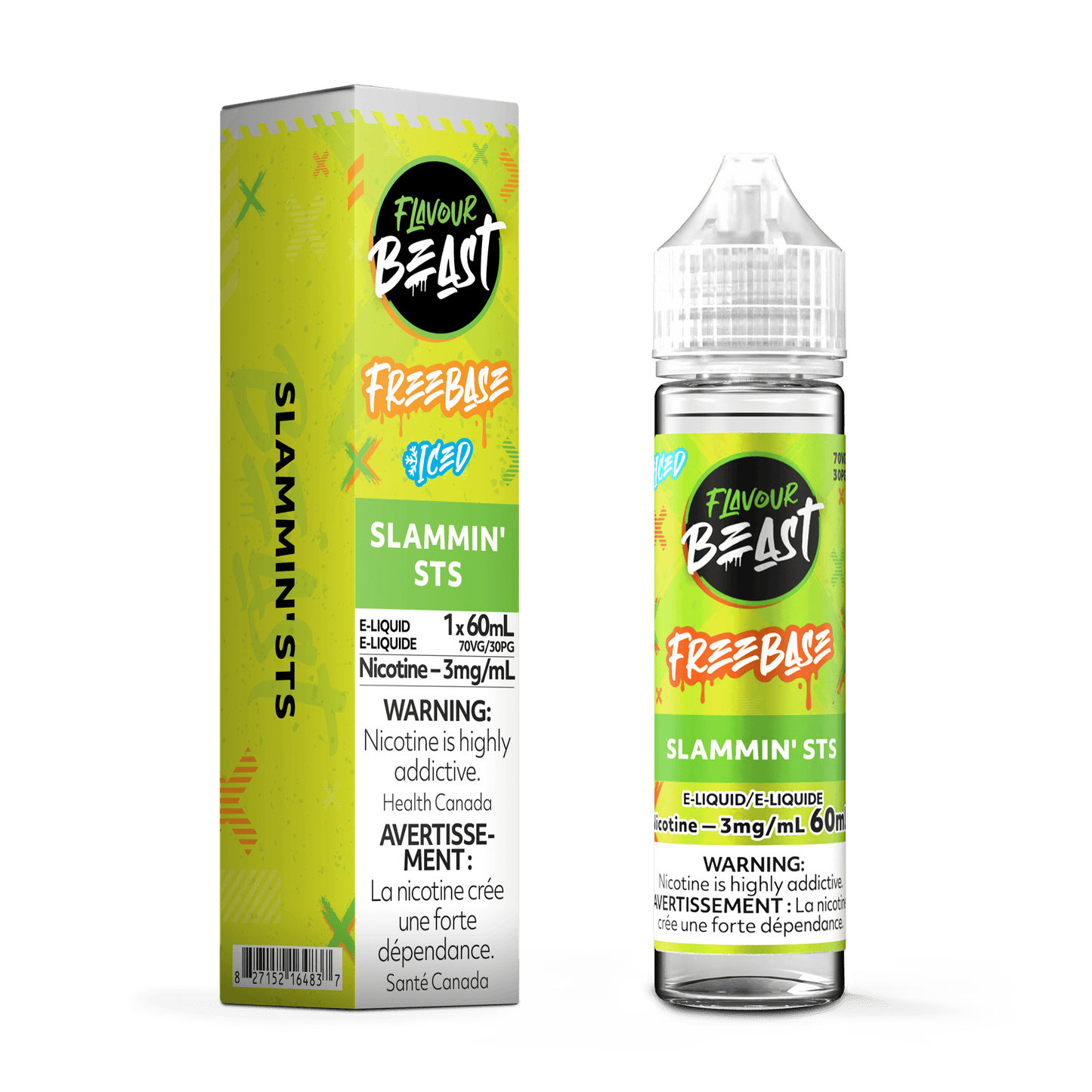 Flavour Beast Vape Juice Freebase 60mL