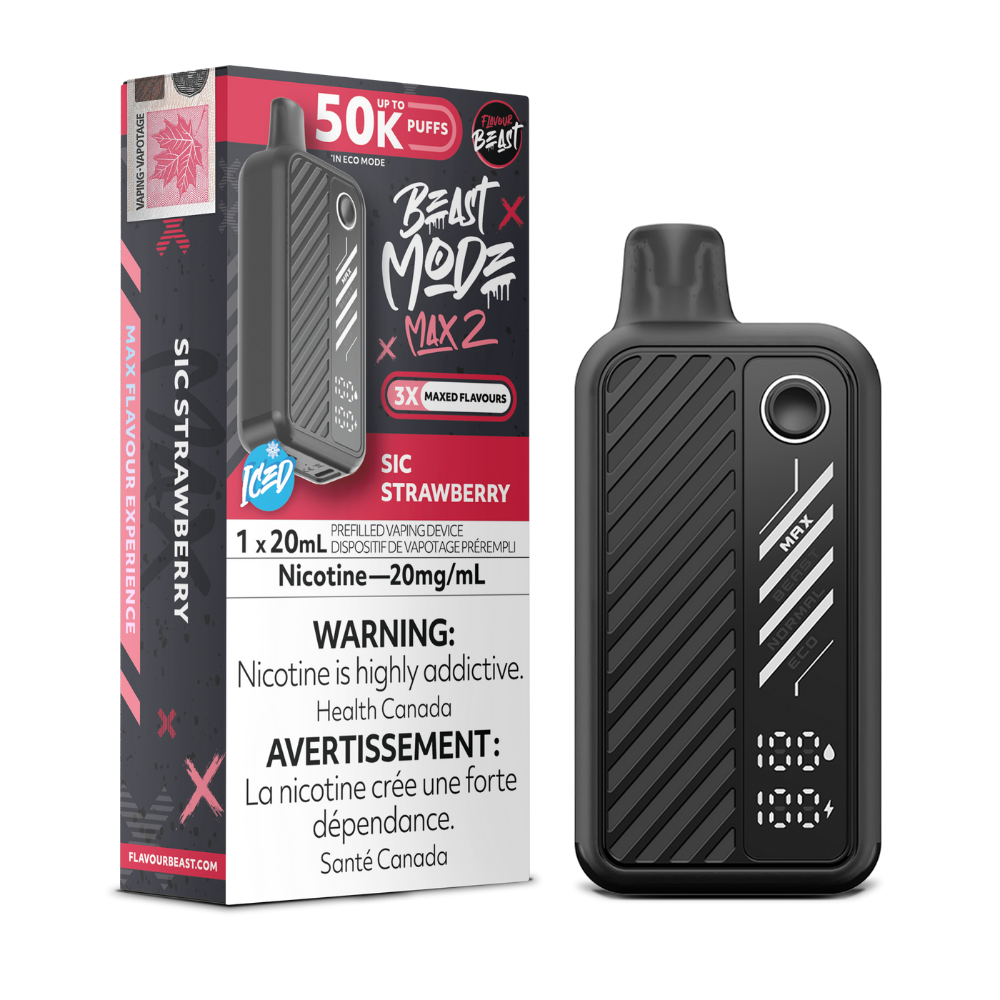 Flavor Beast Mode Max 2 Disposable Vape - 50000 Puffs - 20mL
