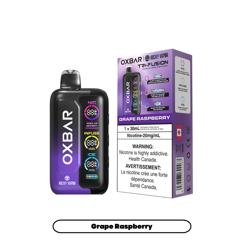 Oxbar Tri Fusion Disposable Vape - 45000 Puffs - 30mL
