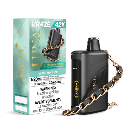 Kraze Luna Disposable Vape - 42000 Puffs - 20mL