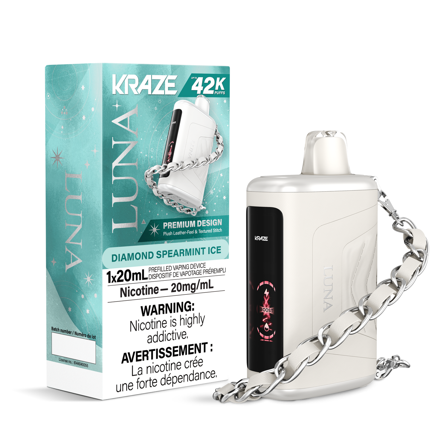 Kraze Luna Disposable Vape - 42000 Puffs - 20mL