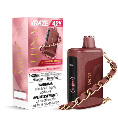 Kraze Luna Disposable Vape - 42000 Puffs - 20mL