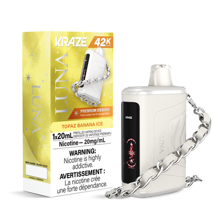 Kraze Luna Disposable Vape - 42000 Puffs - 20mL