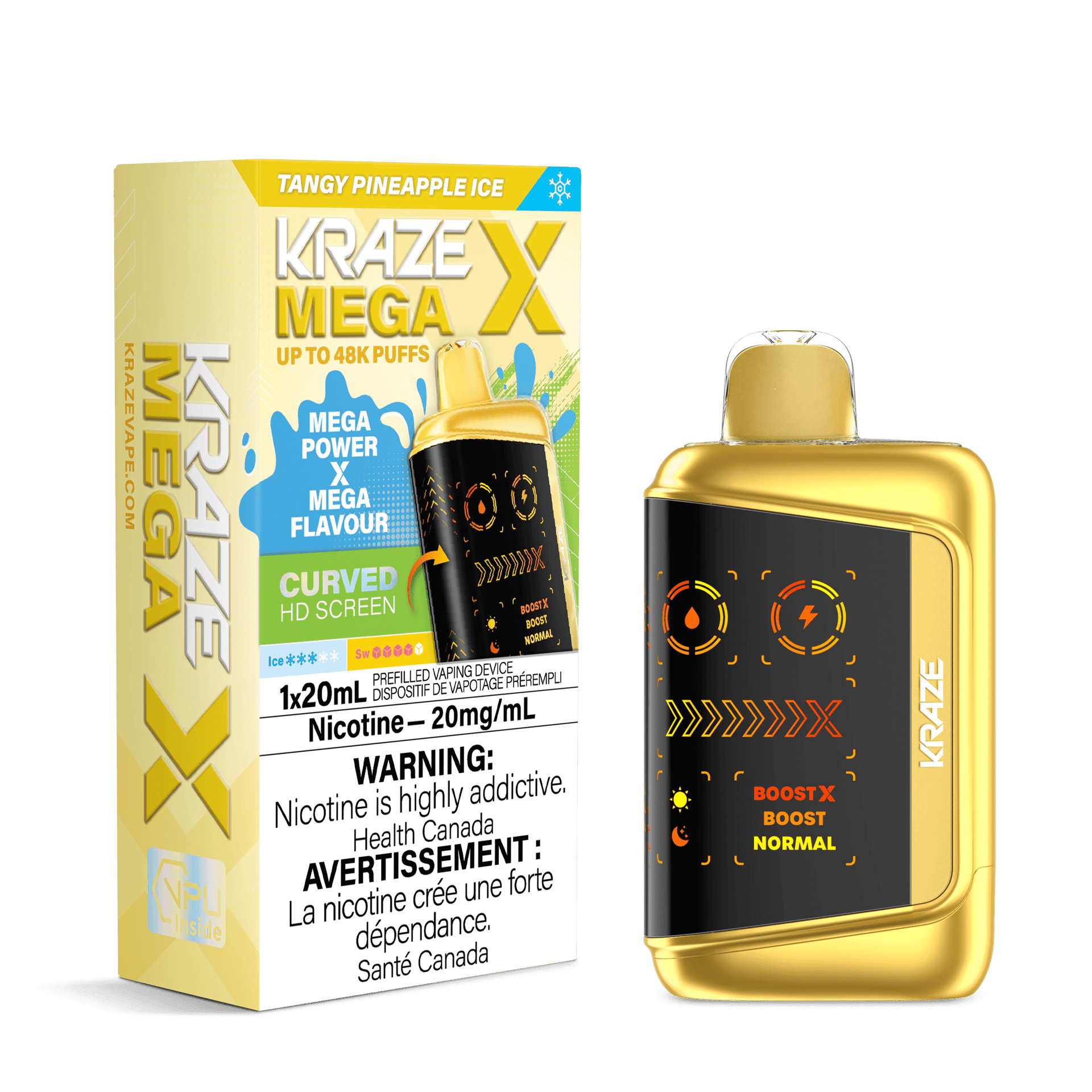Kraze Mega X Disposable Vape - 48000 Puffs - 20mL Leaside Vape Shop Kraze Mega X Disposable Vape - 48000 Puffs - 20mL Leaside Vape Shop