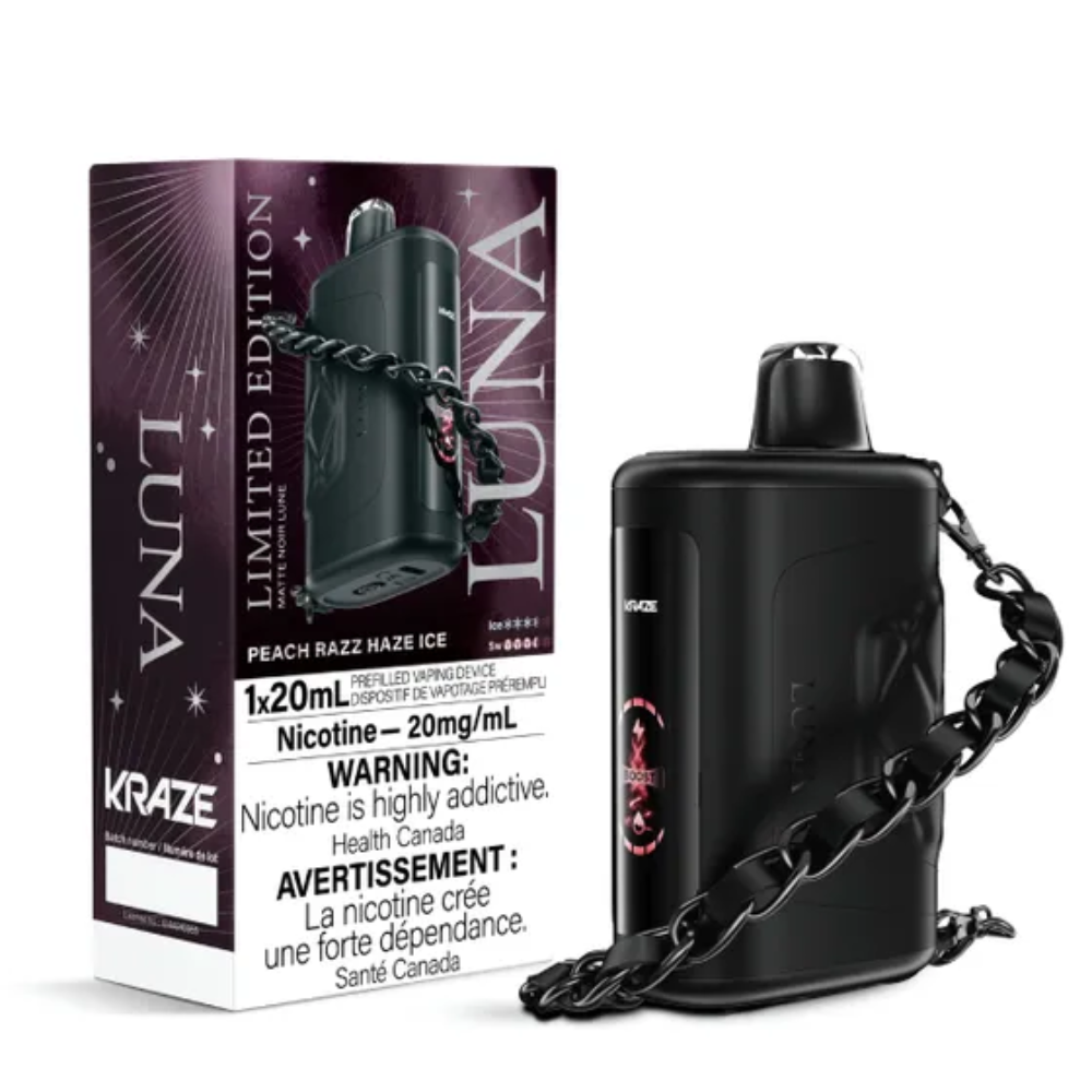 Kraze Luna Disposable Vape - 42000 Puffs - 20mL Leaside Vape Shop Kraze Luna Disposable Vape - 42000 Puffs - 20mL Leaside Vape Shop