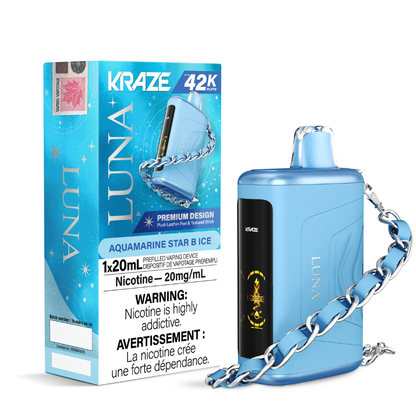 Kraze Luna Disposable Vape - 42000 Puffs - 20mL