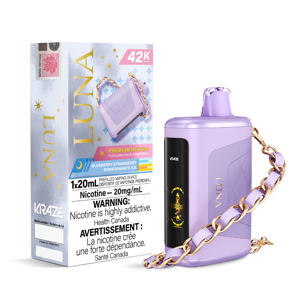 Kraze Luna Disposable Vape - 42000 Puffs - 20mL