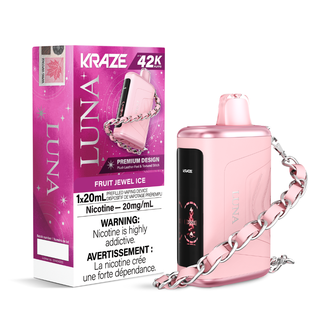 Kraze Luna Disposable Vape - 42000 Puffs - 20mL