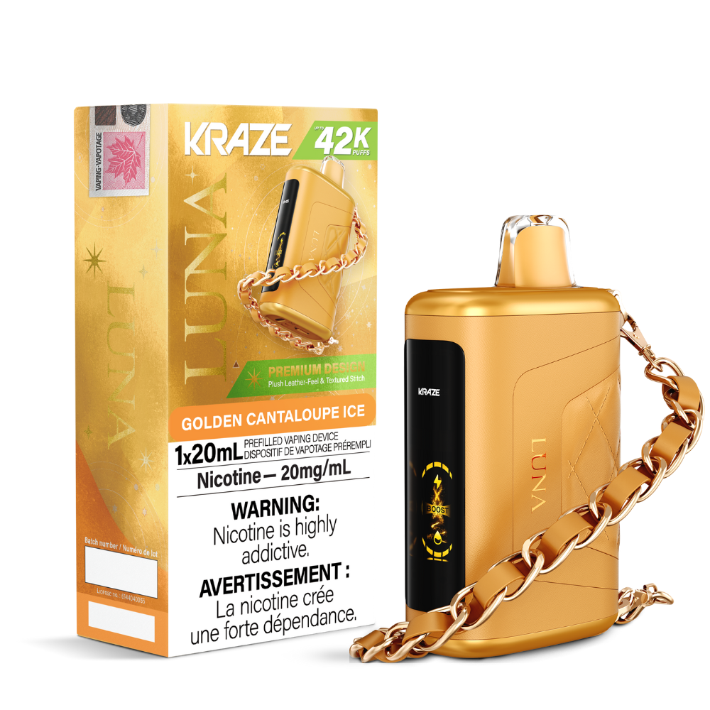 Kraze Luna Disposable Vape - 42000 Puffs - 20mL