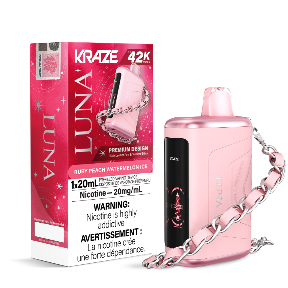 Kraze Luna Disposable Vape - 42000 Puffs - 20mL