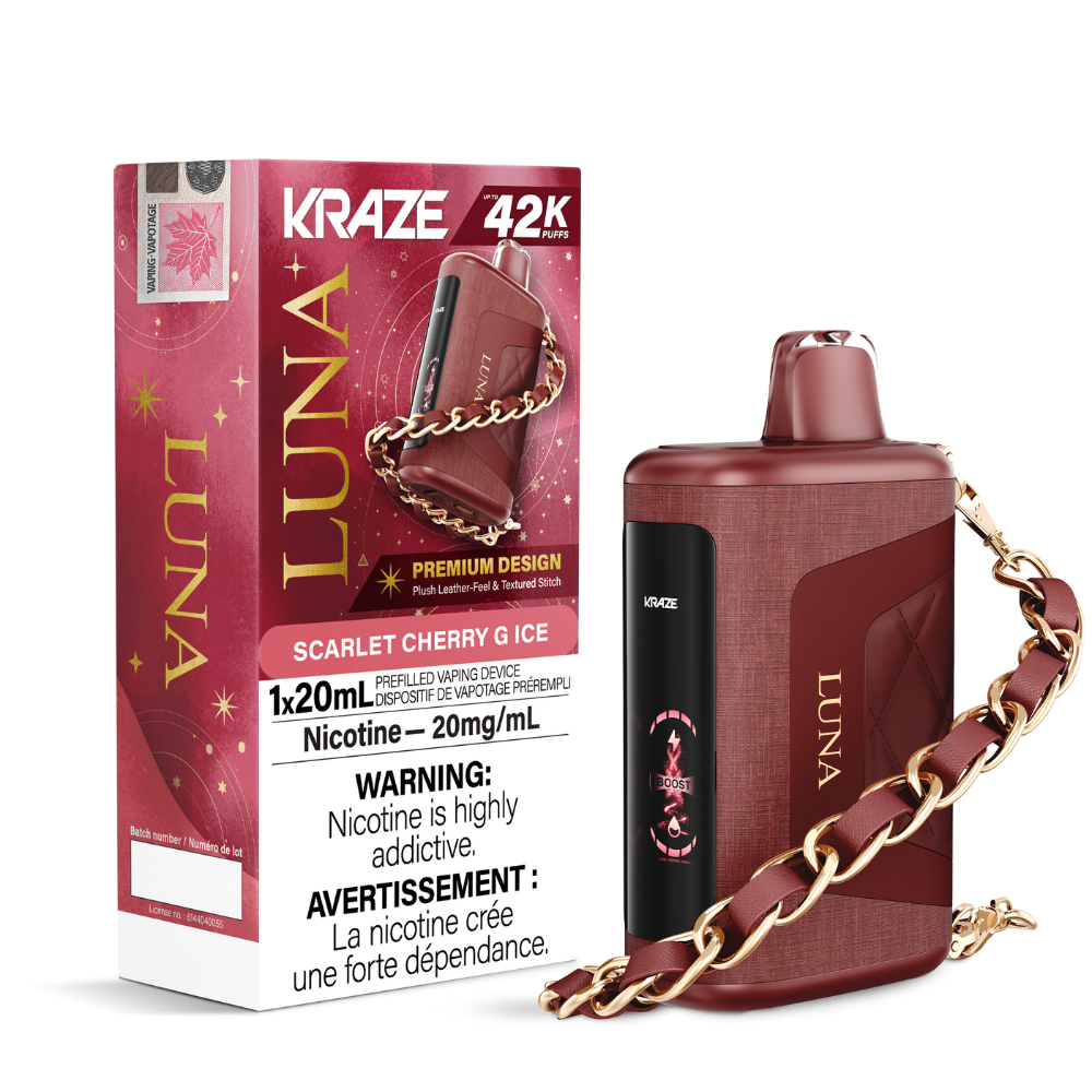 Kraze Luna Disposable Vape - 42000 Puffs - 20mL