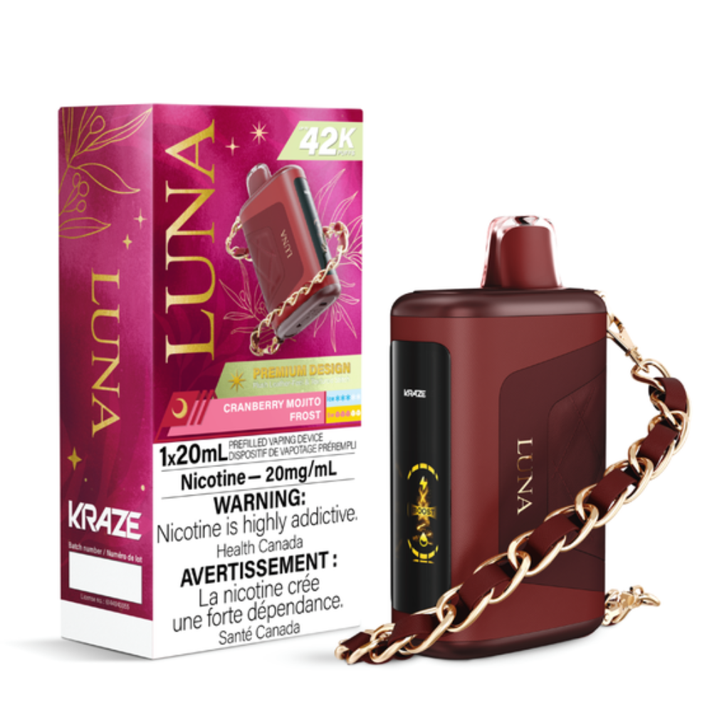 小物 lazare studio mod.karpis col.nicotine Order Kraze Luna Disposable Vape - 42K Puffs, 20mL – Leaside Vape Shop