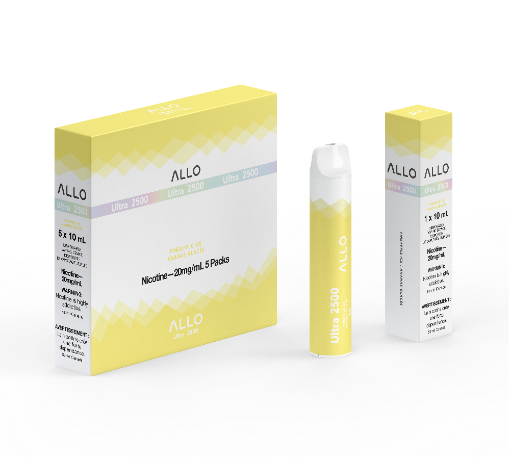 Allo Ultra 2500 Disposable Vape - 2500 Puffs - 8mL