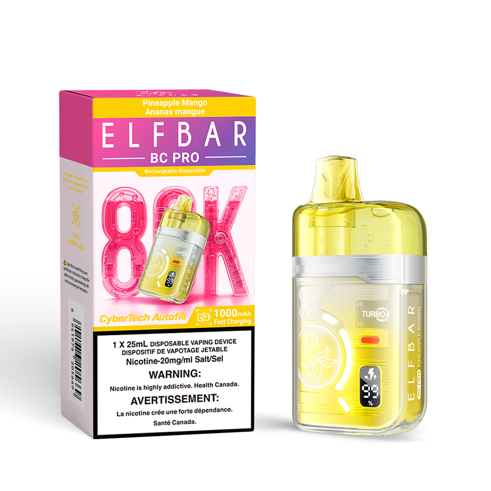 Elf Bar BC Pro 80K Disposable Vape - 80000 Puffs - 25mL