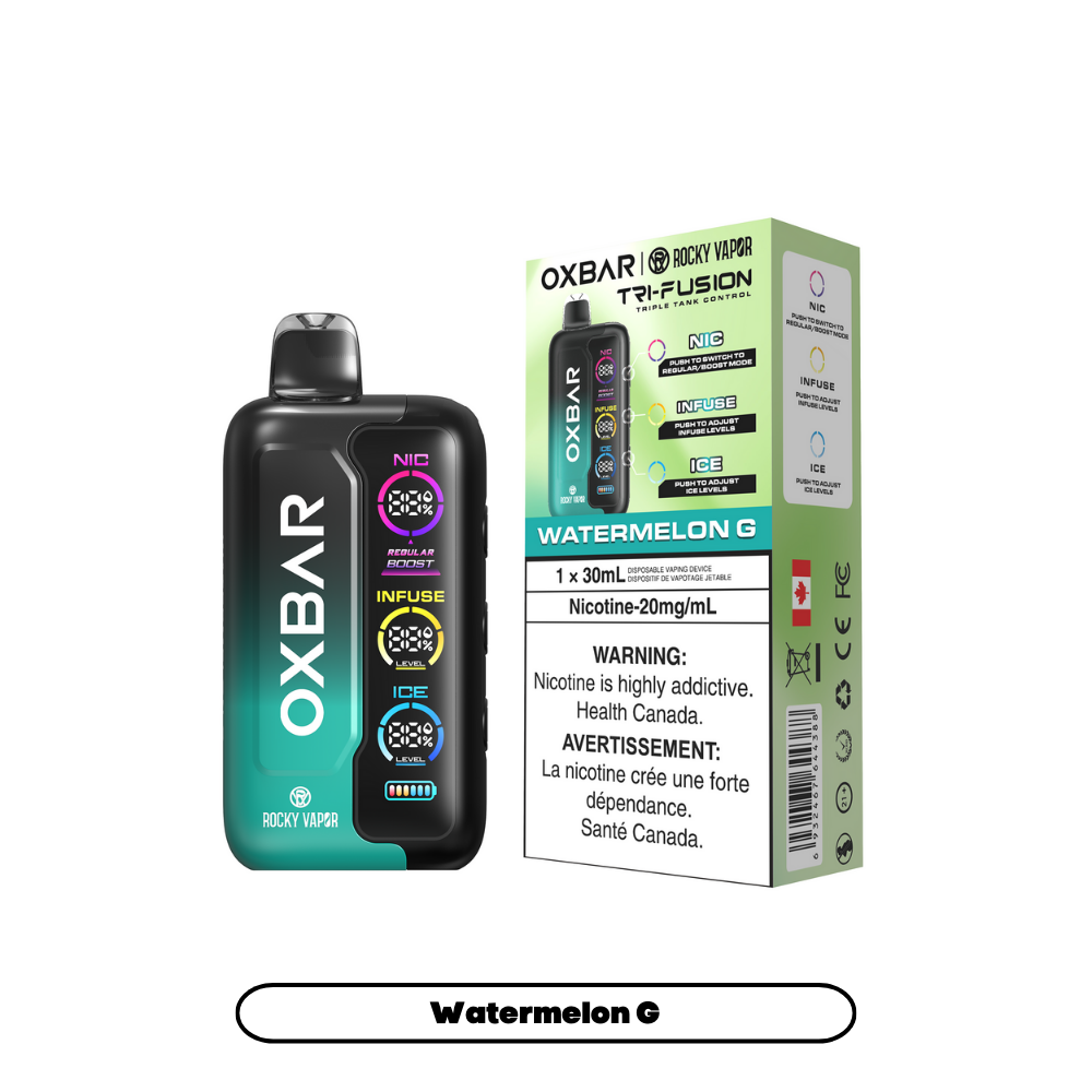 Oxbar Tri Fusion Disposable Vape - 45000 Puffs - 30mL