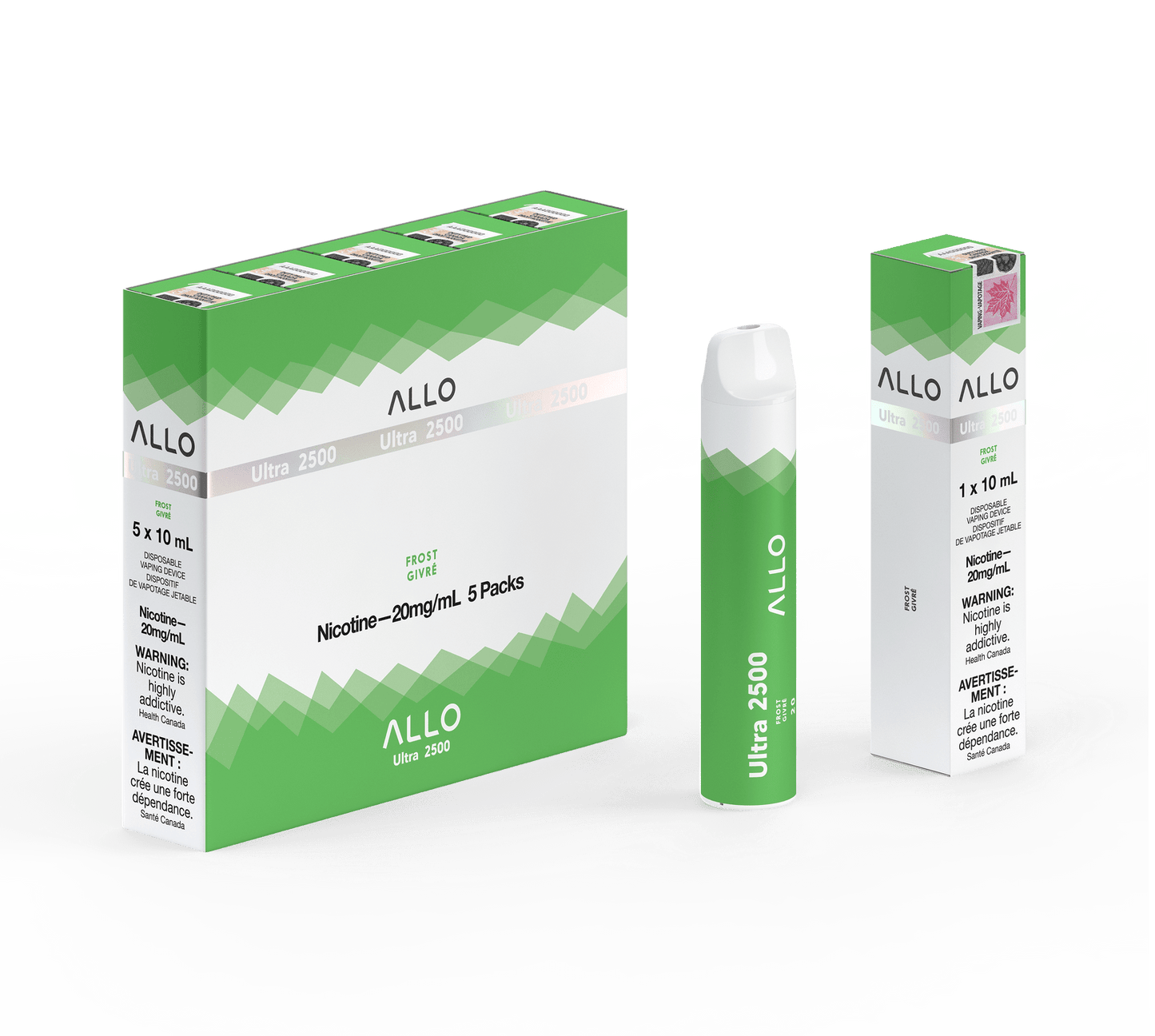 Allo Ultra 2500 Disposable Vape - 2500 Puffs - 8mL