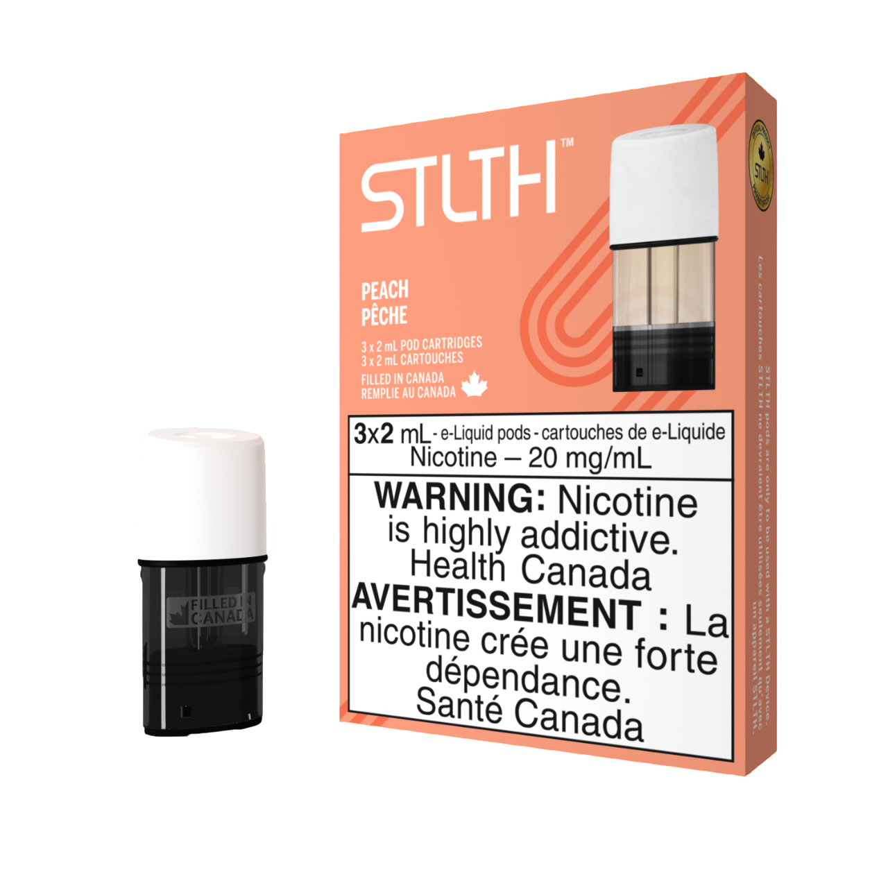 STLTH Pre-Filled Vape Pods - 3x2mL
